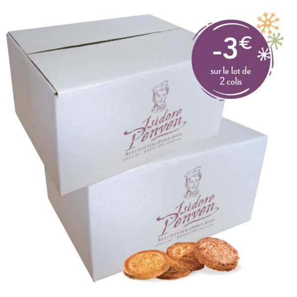 Lot de 2 Grands Colis Galettes Fines et Palets Bretons