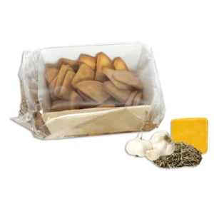 sablés mimolette ail et fines herbes