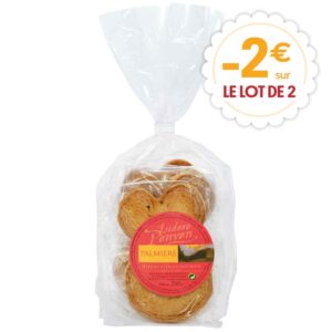 Lot de 2 sachets de 10 Palmiers