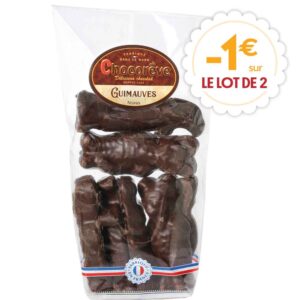 guimauves enrobées de chocolat noir