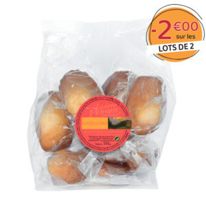 Lot de 3 sachets de 10 Madeleines