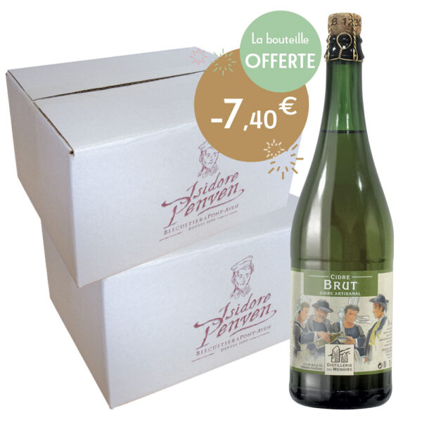 Le Lot 2 Grands Colis de Galettes Fines + une Bouteille Cidre Offerte