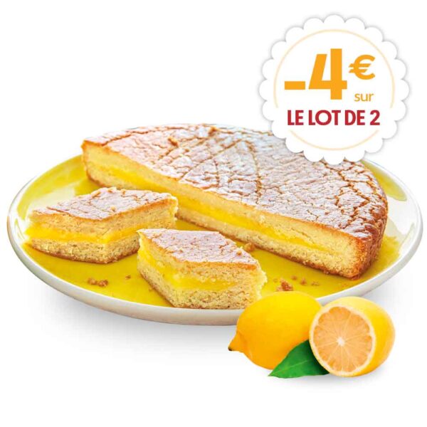 Lot de 2 Gâteaux Bretons au Citron