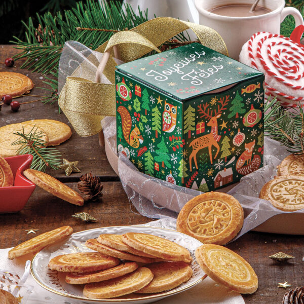 La boîte "Spécial Noël" : 4 sachets de Galettes Fines