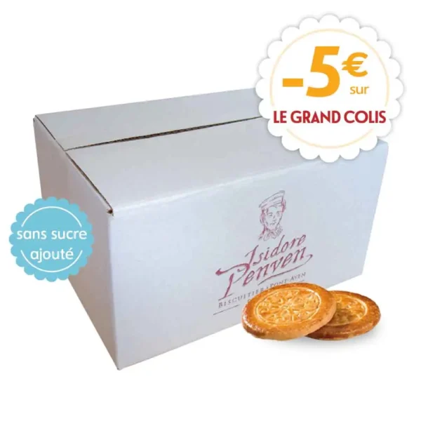 Le Grand Colis de 180 Galettes Fines sans sucre ajouté