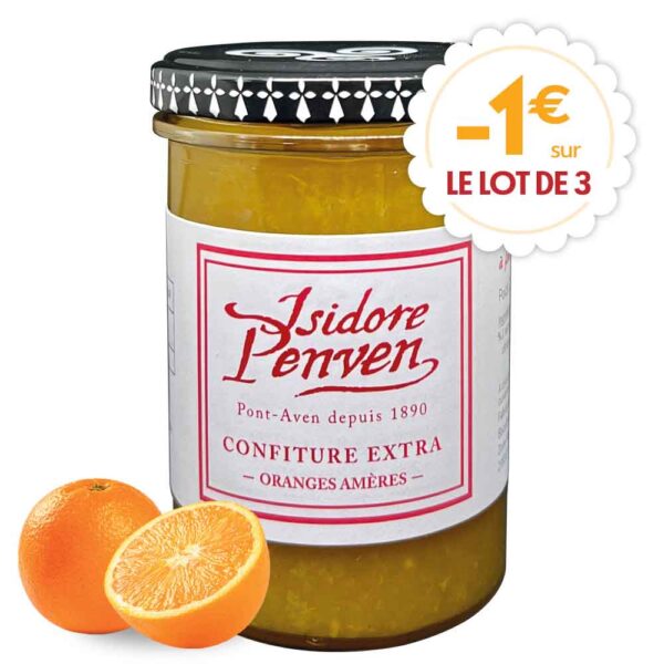 Lot de 3 confitures oranges amères