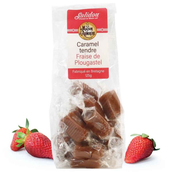 caramels à la fraise de Plougastel